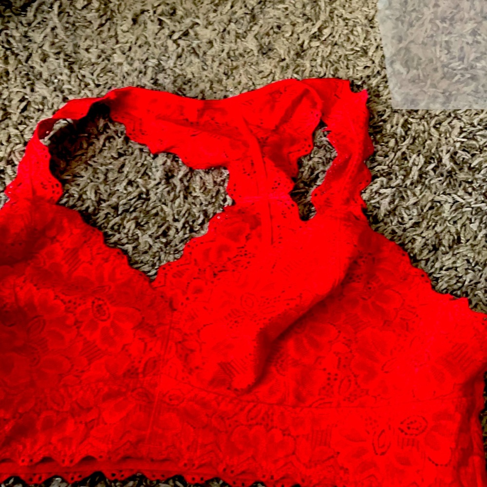 Jezeble red Bralet size medium ❤️